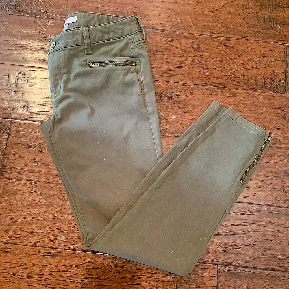Banana Republic Olive Green Denim Jeans